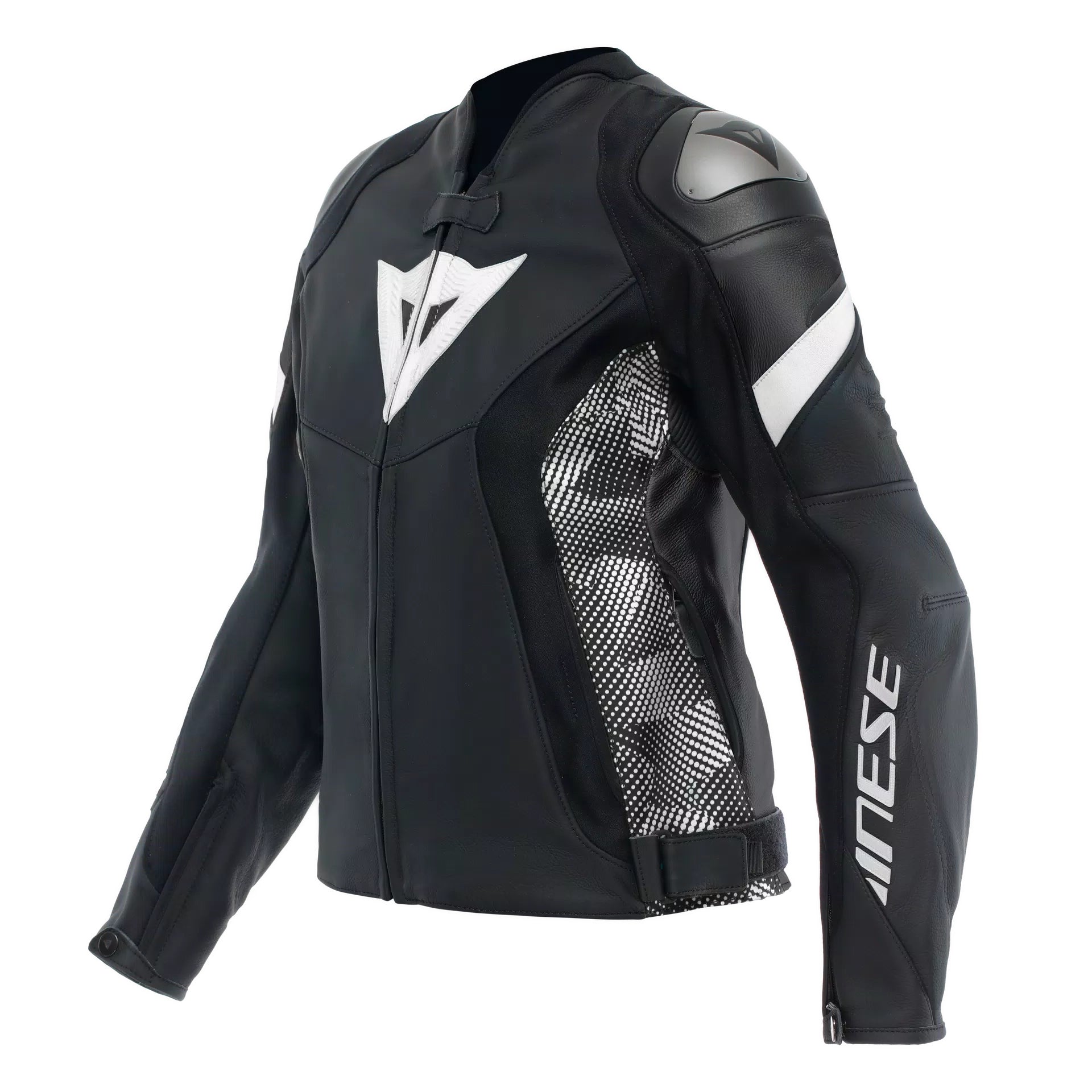 AVRO 5 - WOMEN'S MOTORCYCLE LEATHER JACKET - BLACK