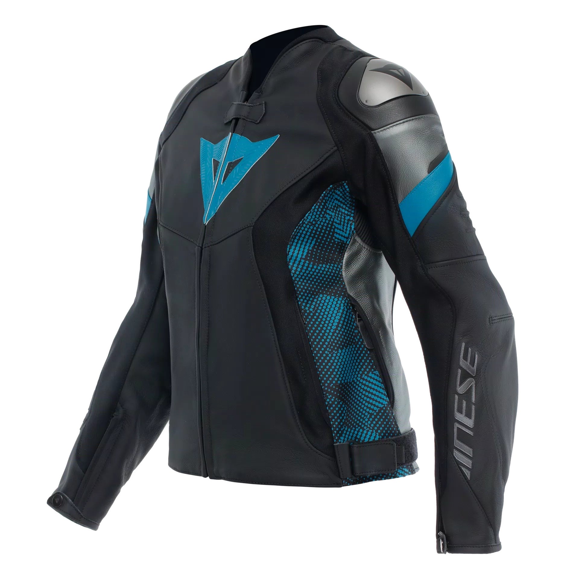 AVRO 5 - WOMEN'S MOTORCYCLE LEATHER JACKET - BLUE