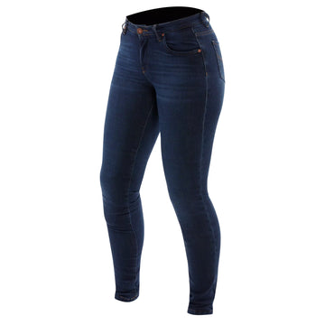 DENIM SKINNY WOMEN'S MOTORCYCLE PANTS