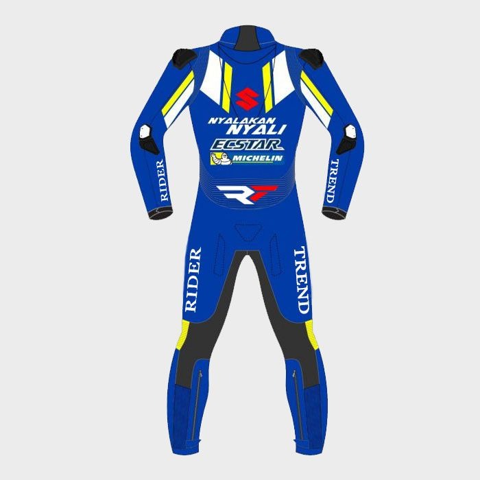 Joan Mir Suzuki Moto GP 2019 Suit – Authentic Race-Ready Leather Suit