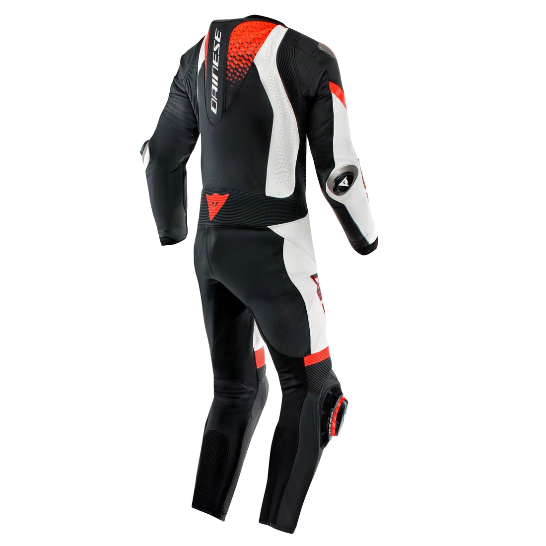 LAGUNA SECA 6 - PERFORATED 1-PIECE LEATHER RACING SUIT - WHITE