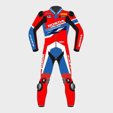 Leon Haslam Honda CBR Leather Raving Suit WSBK 2020