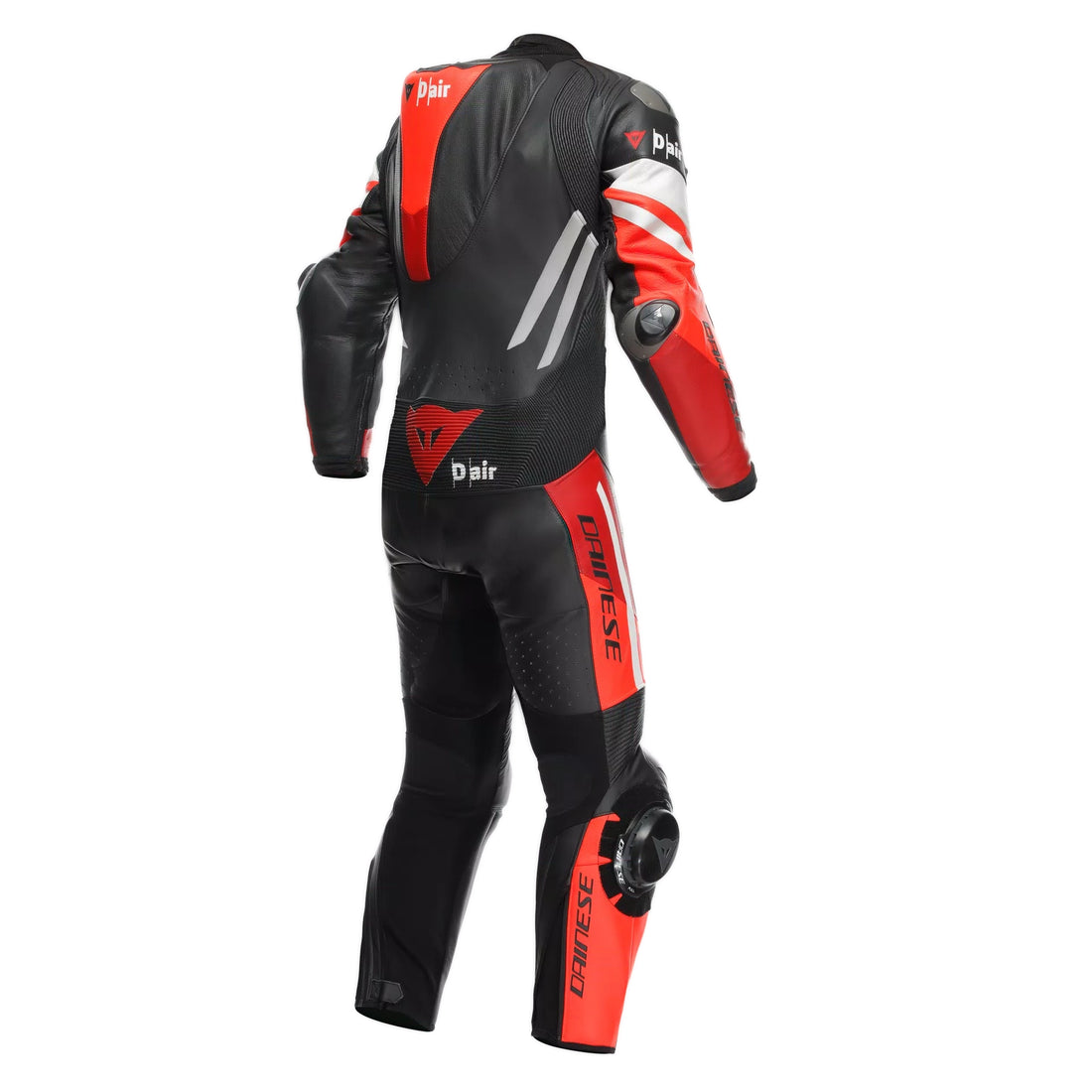 MISANO 3 D-AIR® - MEN'S 1-PIECE MOTORCYCLE PERFORATED LEATHER SUIT - RED