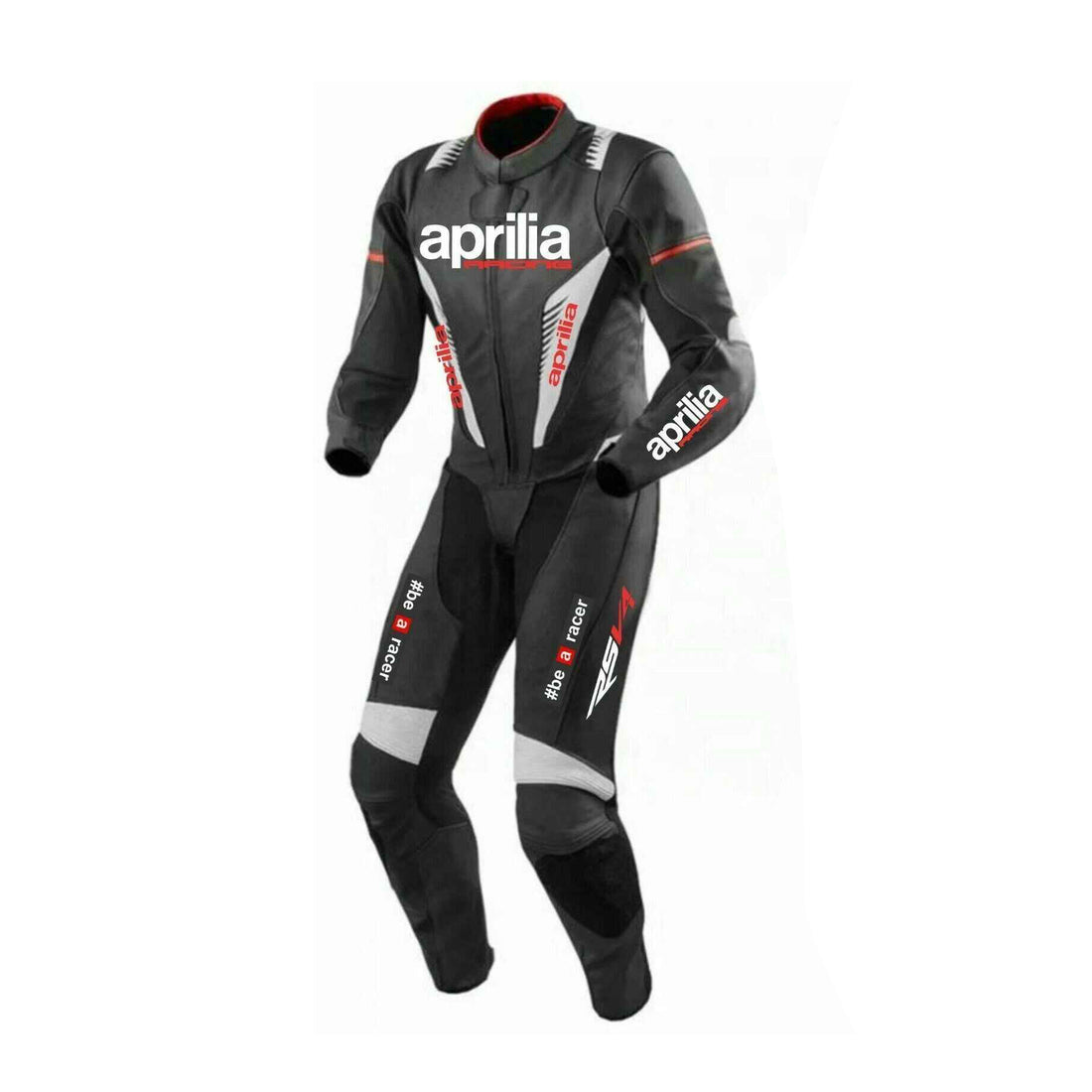 Men's Aprilia Motorbike Racing Leather Suit
