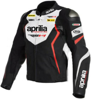 Men's Aprilia Rsv4 Motorbike Leather Jacket