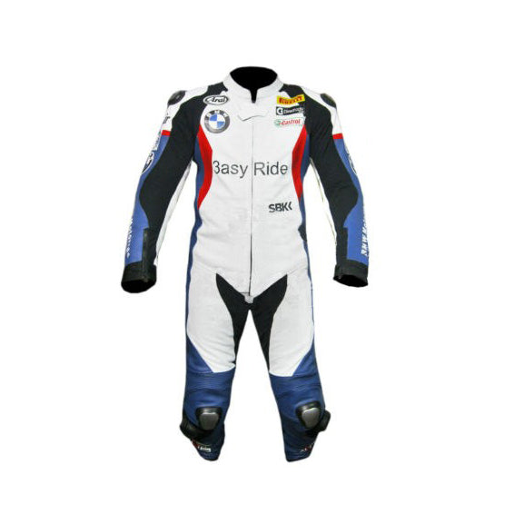 Men's BMW Motorbike Cowhide Leather Suit
