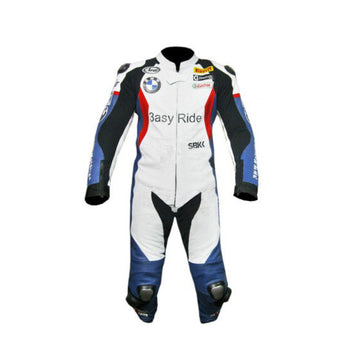 Men's BMW Motorbike Cowhide Leather Suit