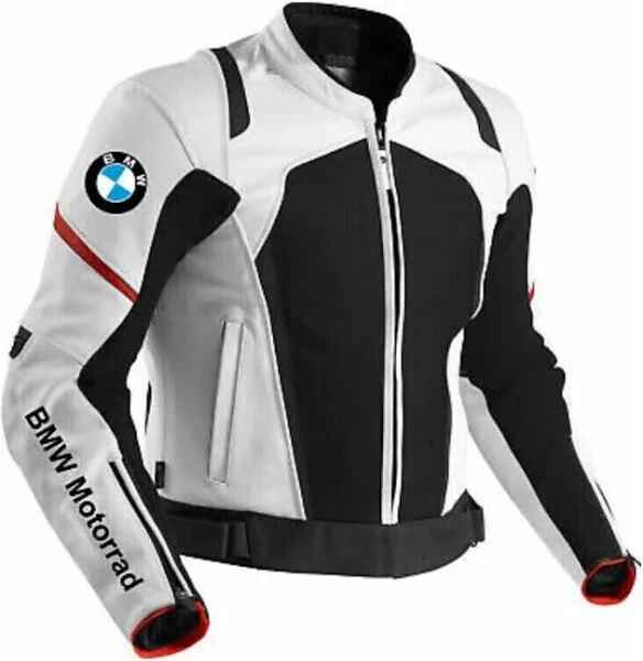 Men's BMW Motorrad Motorbike Leather Riding Jacket