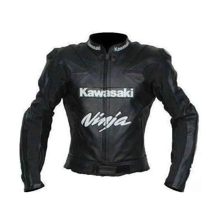 Men's Black Kawasaki Ninja Motorbike Jacket