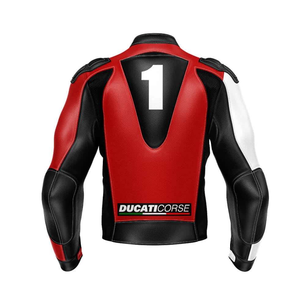 Men's Ducati C6 Motorbike Leather Racing Jacket 2021