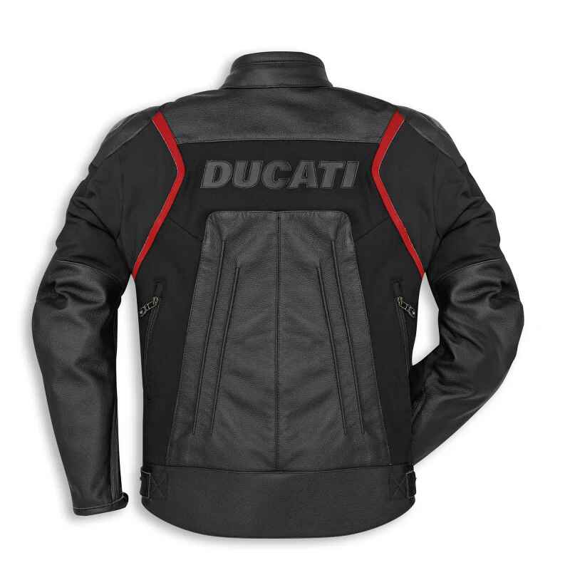 Men's Ducati Corse C1 Men Motorbike Leather Biker Jacket