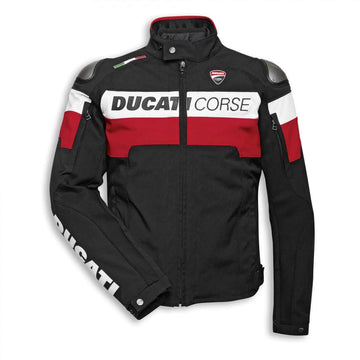 Men's Ducati Corse C5 Motorbike Leather Biker Jacket