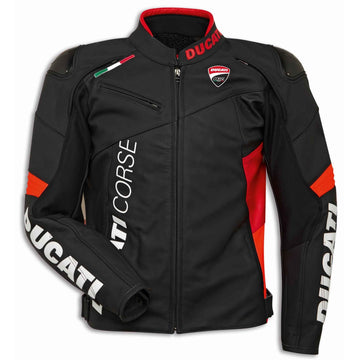 Men's Ducati Corse C6 Leather Motorbike Jacket