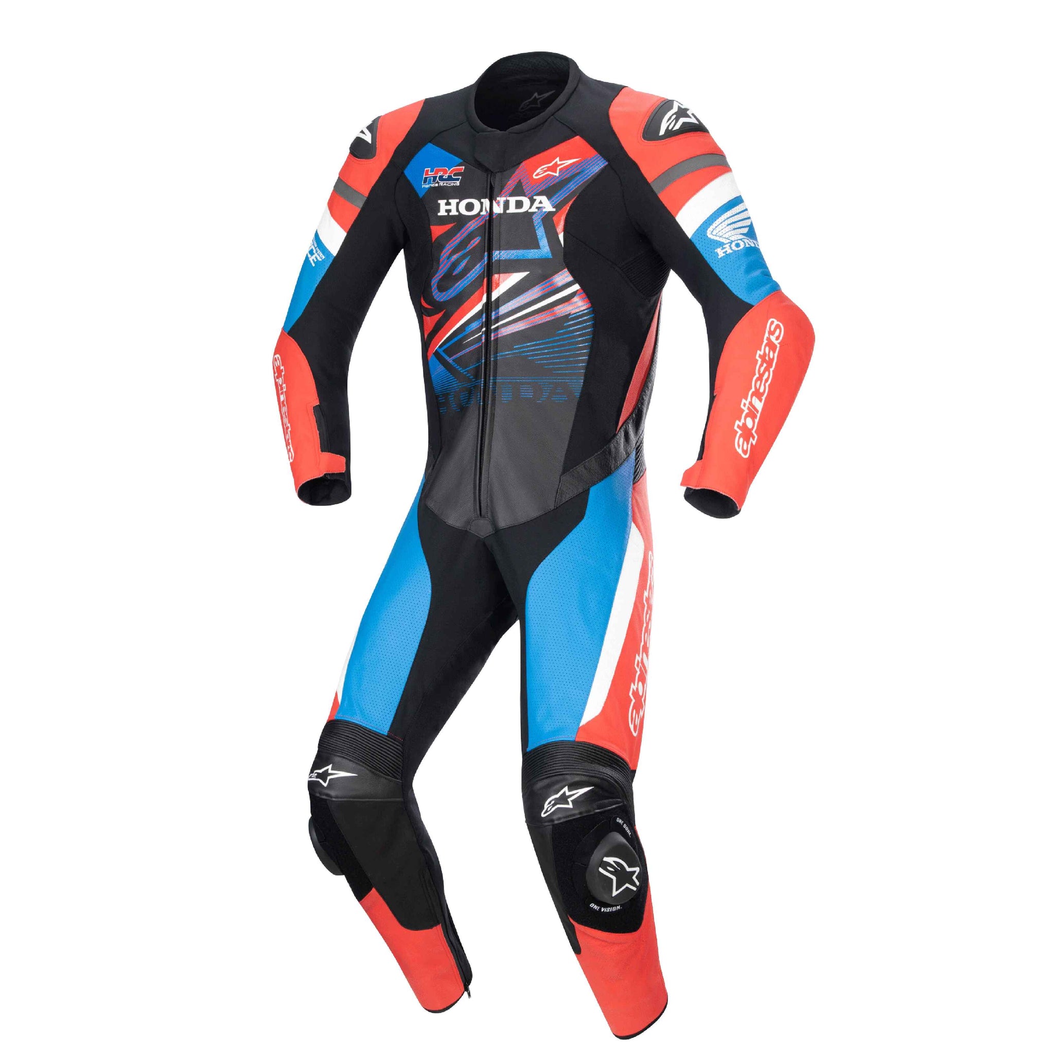 Men's Honda GP Force One Piece Leather Suit