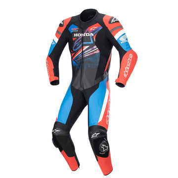 Men's Honda GP Force One Piece Leather Suit