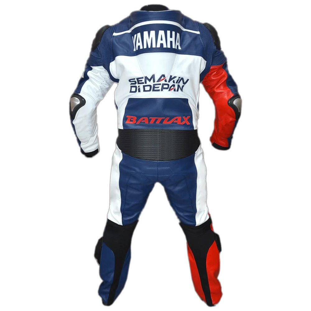 Men's Jorge Lorenzo Yamaha Motorcycle Racing Suit 2013