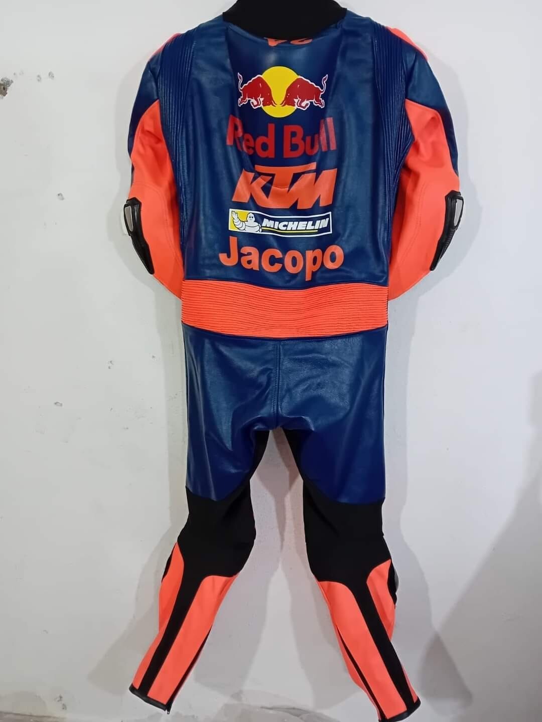 Men's KTM CE Armor Leather Motorcycle Racing Suit
