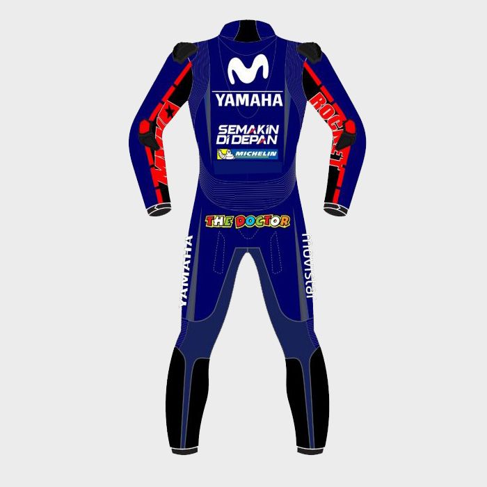 Men's Maverick Viñales Movistar Yamaha MotoGP 2018 Leather Suit