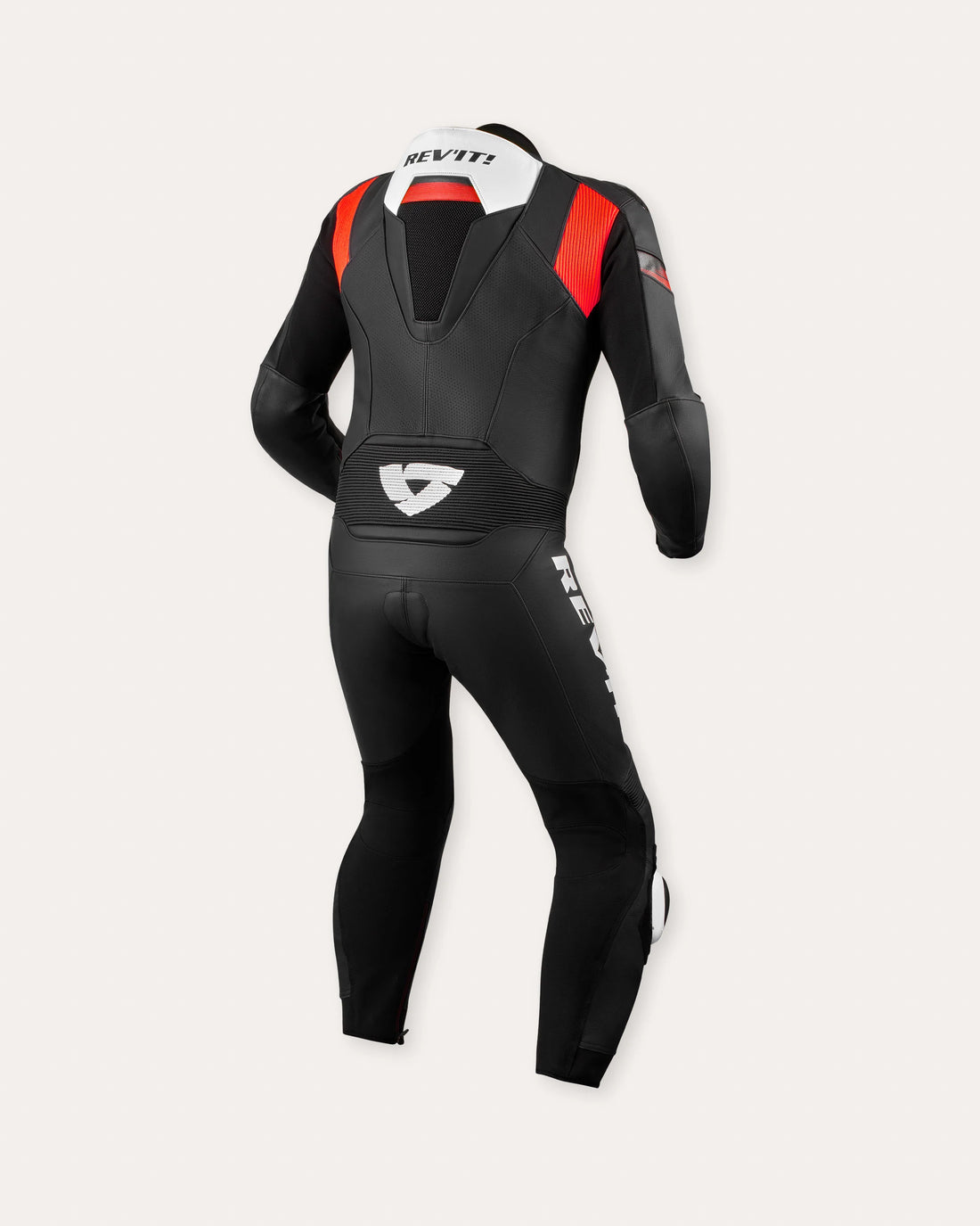 Men's One Piece Argon 2 Motorcycle Suit - White