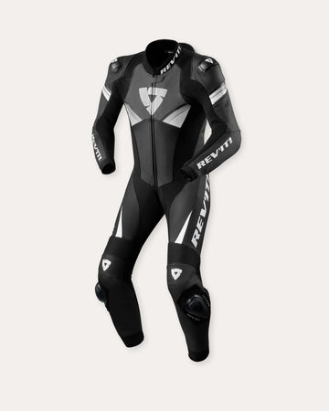 Men's One Piece Argon 2 Motorcycle Suit - Grey