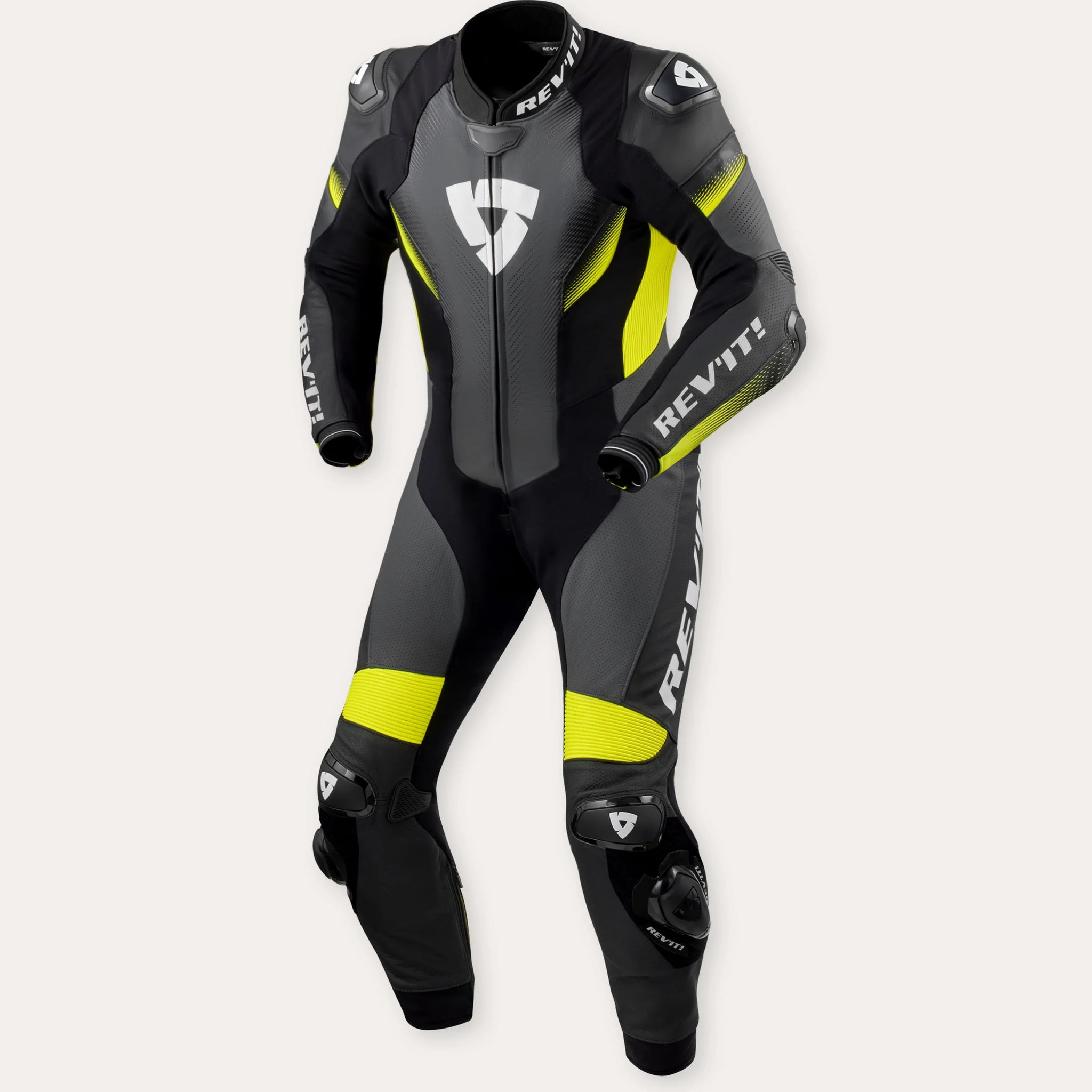 Men's One Piece Control Motorcycle Suit - Green