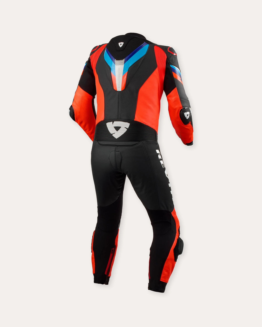 Men's One Piece Quantum 3 Motorcycle Suit - Red