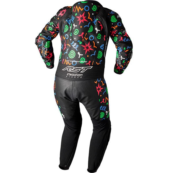 Men's RST Pro Series Evo Airbag CE One Piece Leather Suit - Doodle Limited Edition