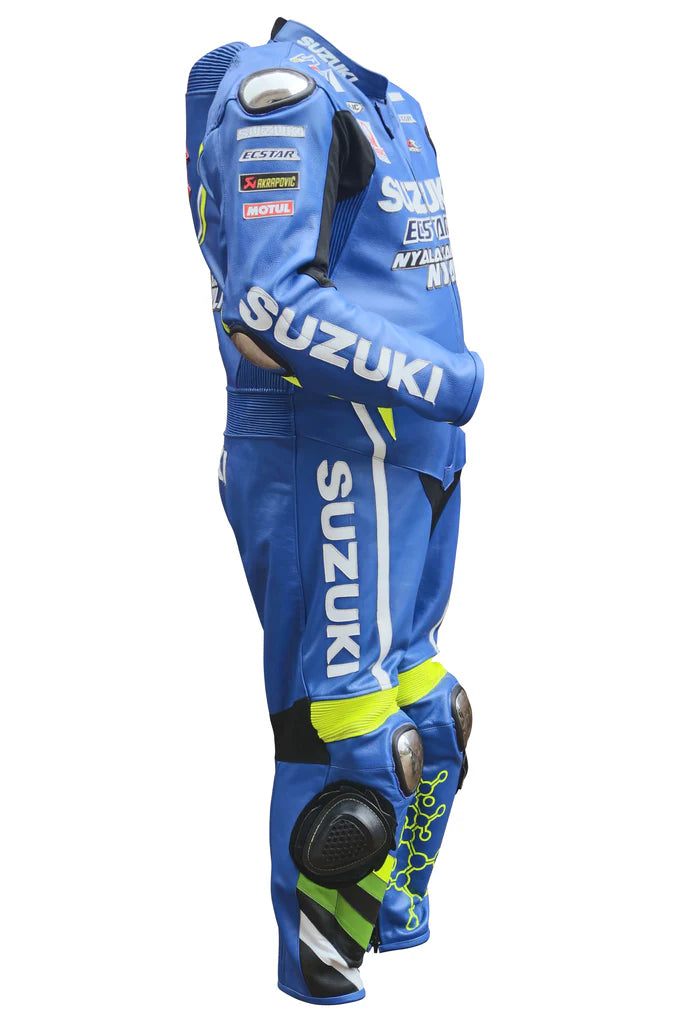 Men's SUZUKI ECSTAR GSXR MOTORBIKE RACING SUIT