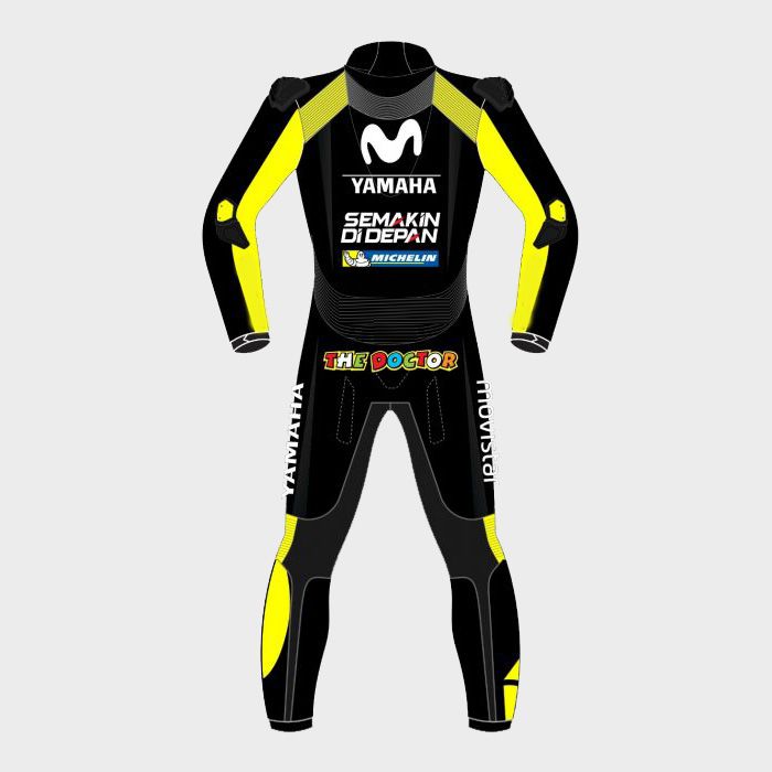 Men's Valentino Rossi Movistar Yamaha 2018 Suit in Black