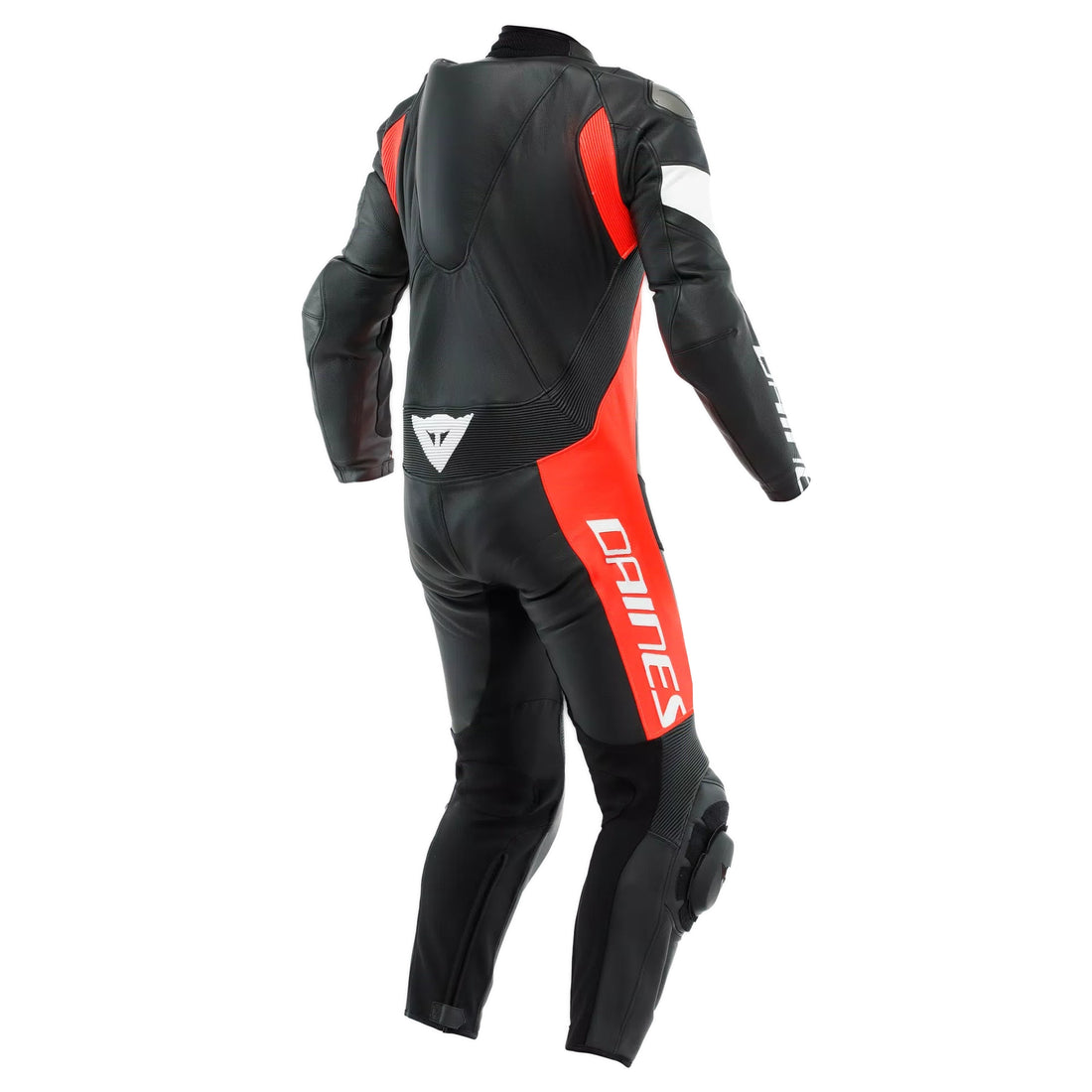 TOSA - MEN'S 1-PIECE MOTORCYCLE PERFORATED LEATHER SUIT - RED