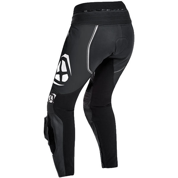 Women's Ixon Vortex Leather Trousers - Black / White