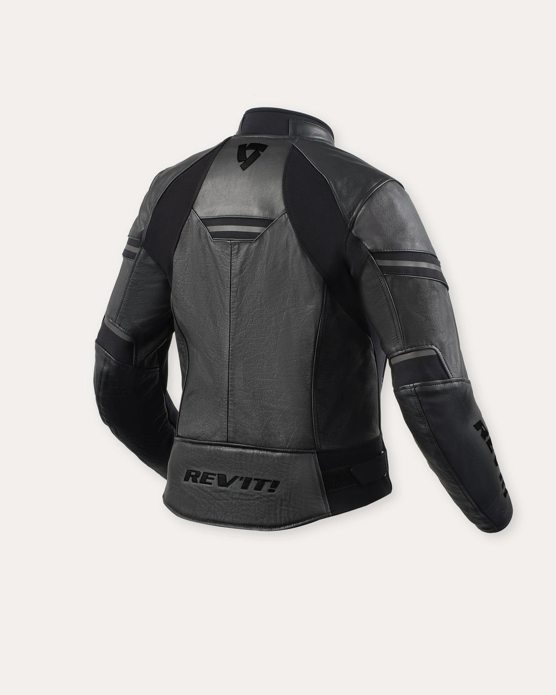 Women's Median Motorcycle Jacket - BLACK/GREY