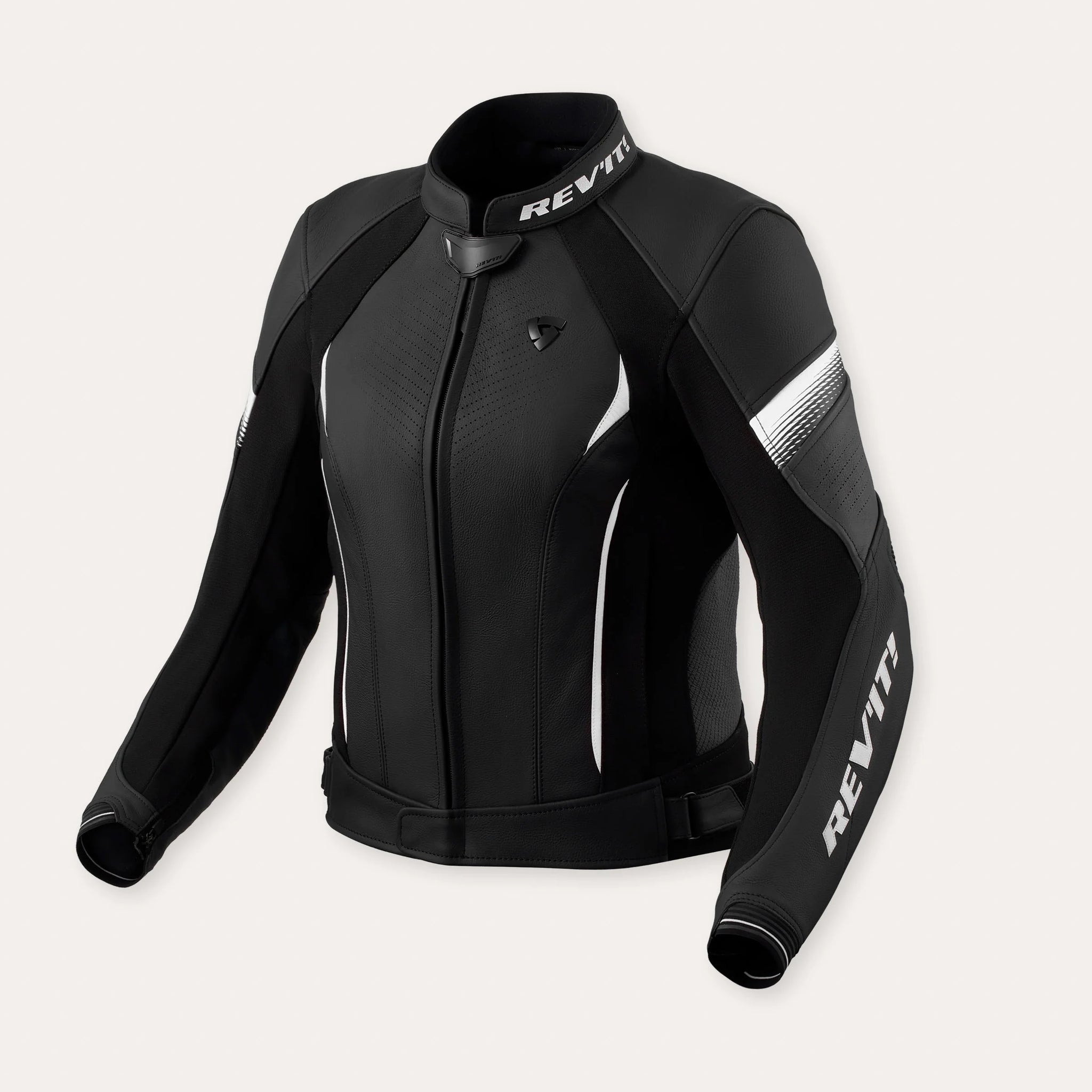 Women's Xena 4 Motorcycle Jacket - BLACK/WHITE
